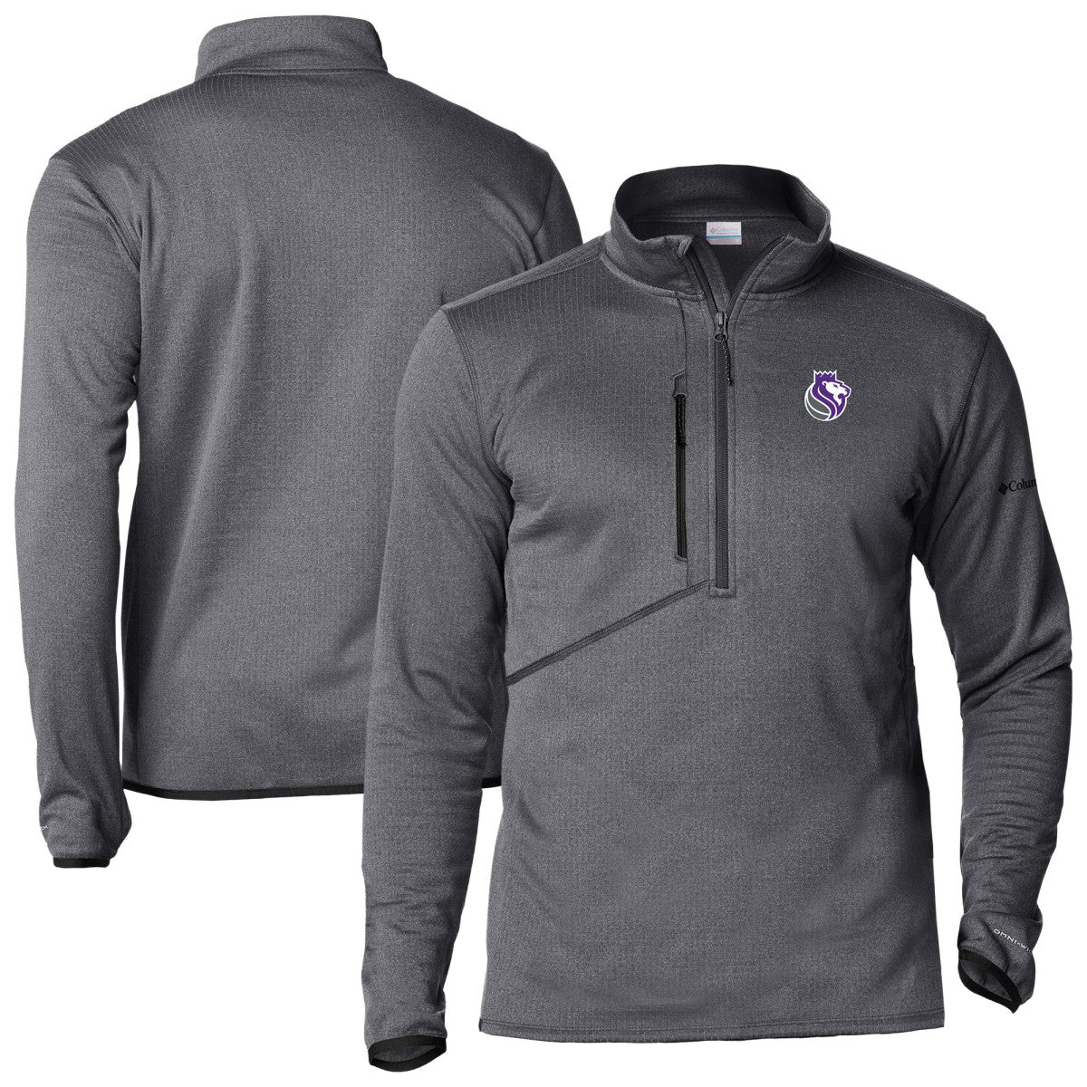 Sacramento Kings Park View Half-Zip Top Gray - Columbia