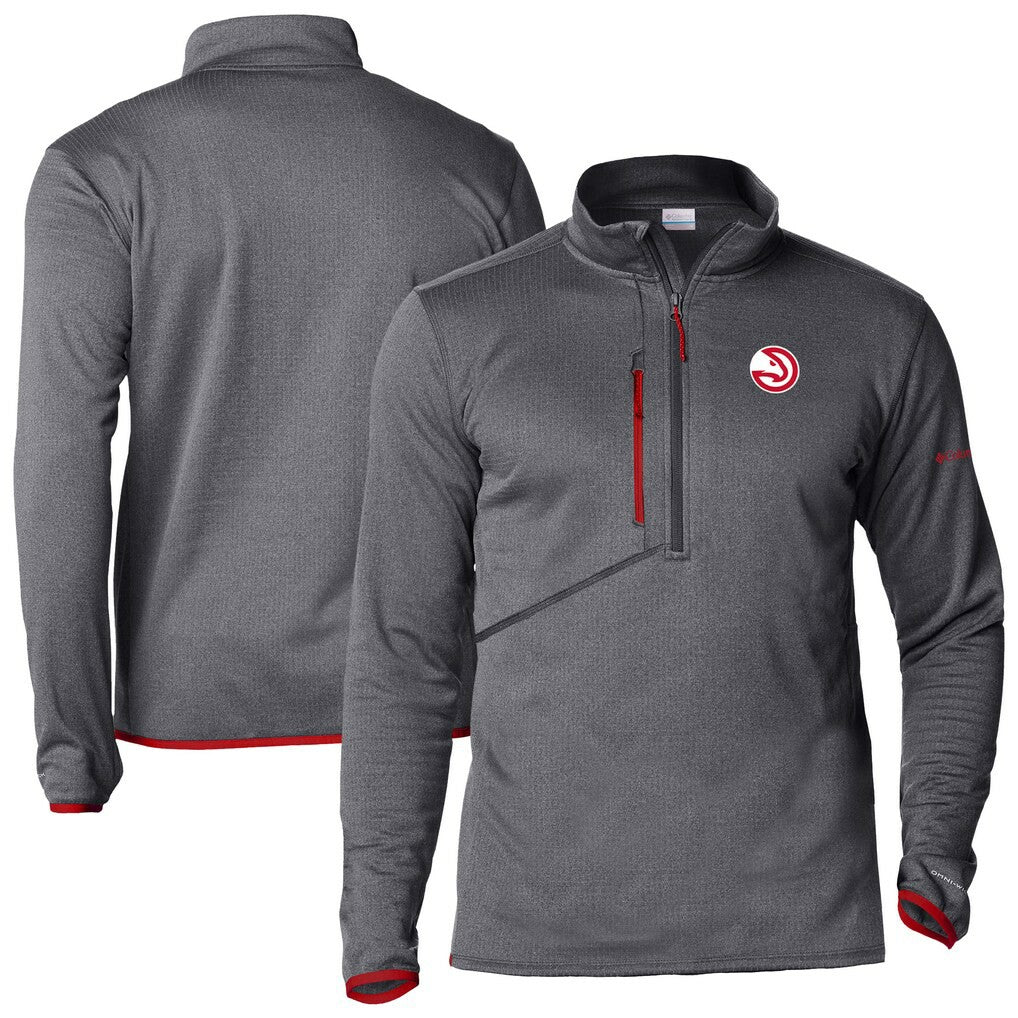 Atlanta Hawks Park View Half-Zip Top Gray - Columbia