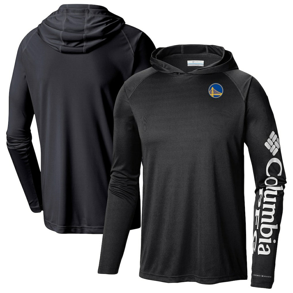 Golden State Warriors Terminal Tackle Long Sleeve Hoodie T-Shirt Black - Columbia
