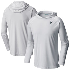 San Antonio Spurs Terminal Tackle Long Sleeve Hoodie T-Shirt White - Columbia
