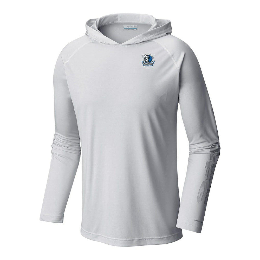Dallas Mavericks Terminal Tackle Long Sleeve Hoodie T-Shirt White - Columbia