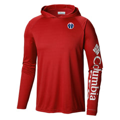 Washington Wizards Terminal Tackle Long Sleeve Hoodie T-Shirt Red - Columbia
