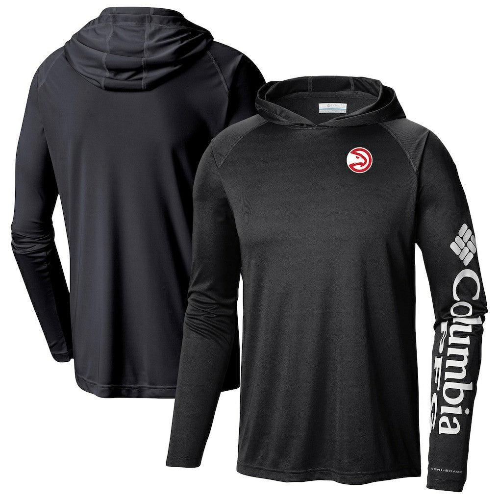 Atlanta Hawks Terminal Tackle Long Sleeve Hoodie T-Shirt Black - Columbia outlet