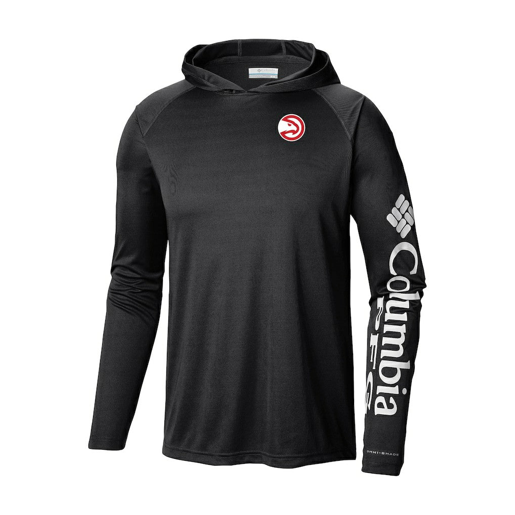 Atlanta Hawks Terminal Tackle Long Sleeve Hoodie T-Shirt Black - Columbia outlet