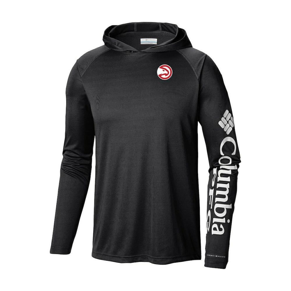 Atlanta Hawks Terminal Tackle Long Sleeve Hoodie T-Shirt Black - Columbia outlet