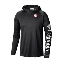 Atlanta Hawks Terminal Tackle Long Sleeve Hoodie T-Shirt Black - Columbia outlet