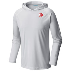 Atlanta Hawks Terminal Tackle Long Sleeve Hoodie T-Shirt White - Columbia