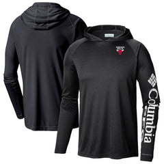 Chicago Bulls Terminal Tackle Long Sleeve Hoodie T-Shirt Black - Columbia