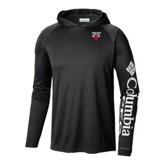Chicago Bulls Terminal Tackle Long Sleeve Hoodie T-Shirt Black - Columbia
