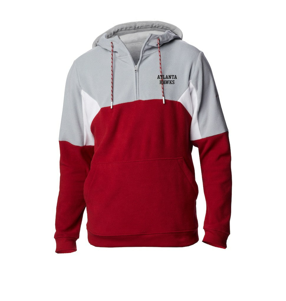 Atlanta Hawks Lodge Quarter-Zip Hoodie Red - Columbia