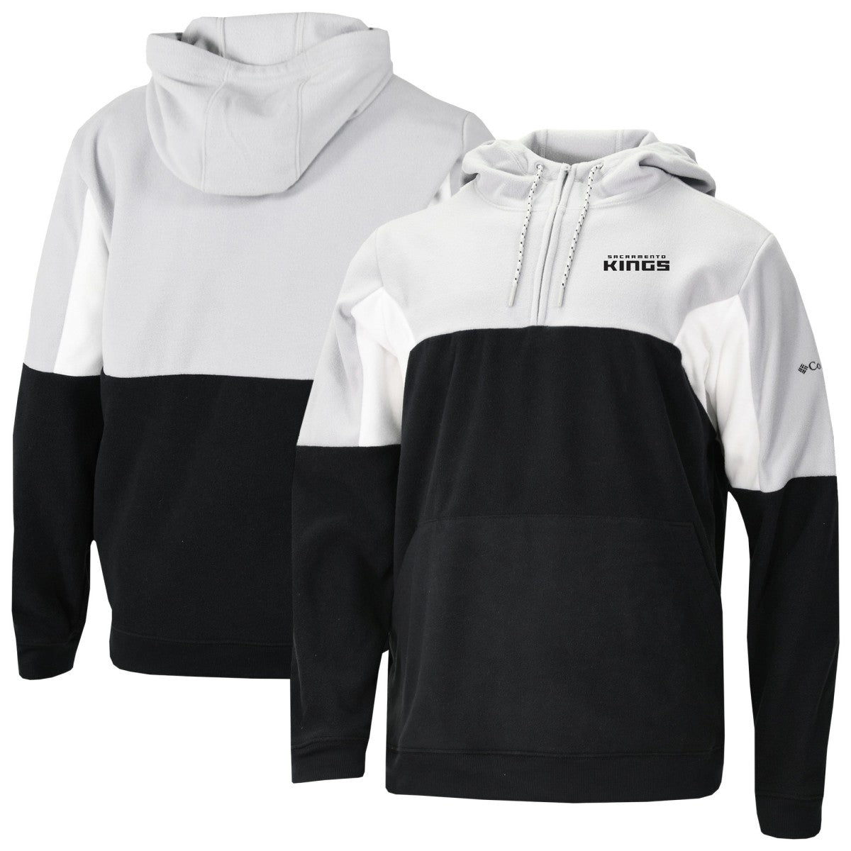 Sacramento Kings Lodge Quarter-Zip Hoodie Black - Columbia