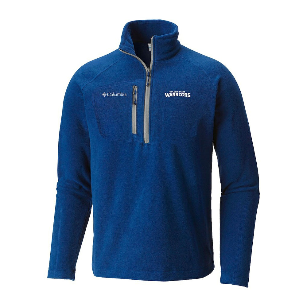 Golden State Warriors Fast Trek III Half-Zip Fleece Pullover Royal - Columbia