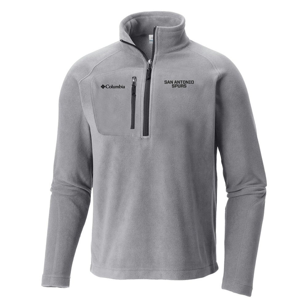 San Antonio Spurs Fast Trek III Half-Zip Fleece Pullover Gray - Columbia outlet
