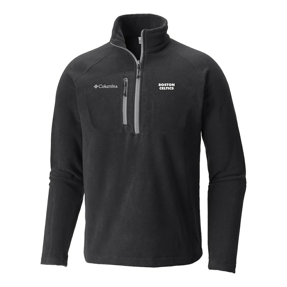 Boston Celtics Fast Trek III Half-Zip Fleece Pullover Black - Columbia