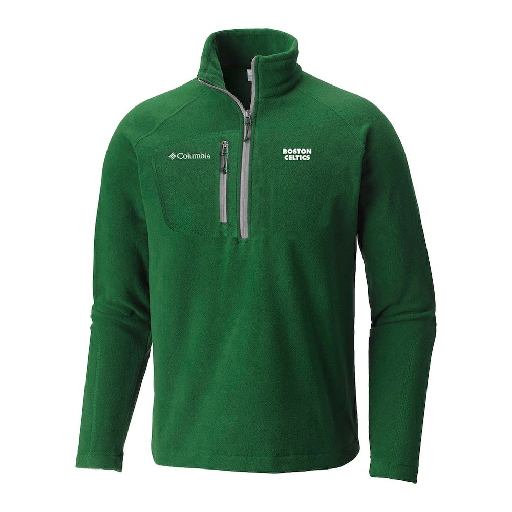 Boston Celtics Fast Trek III Half-Zip Fleece Pullover Kelly Green - Columbia