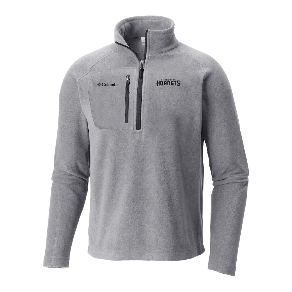 Charlotte Hornets Fast Trek III Half-Zip Fleece Pullover Gray - Columbia