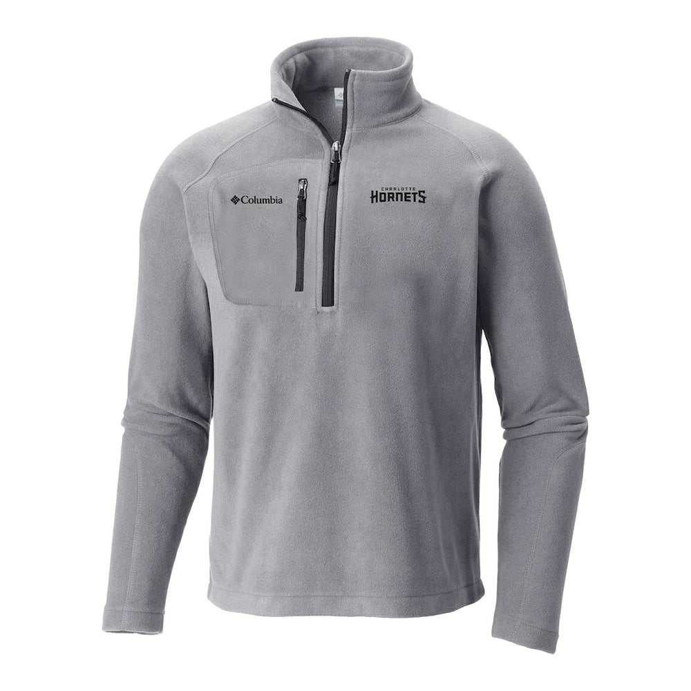 Charlotte Hornets Fast Trek III Half-Zip Fleece Pullover Gray - Columbia