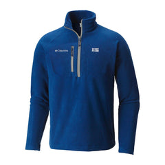 Detroit Pistons Fast Trek III Half-Zip Fleece Pullover Blue - Columbia