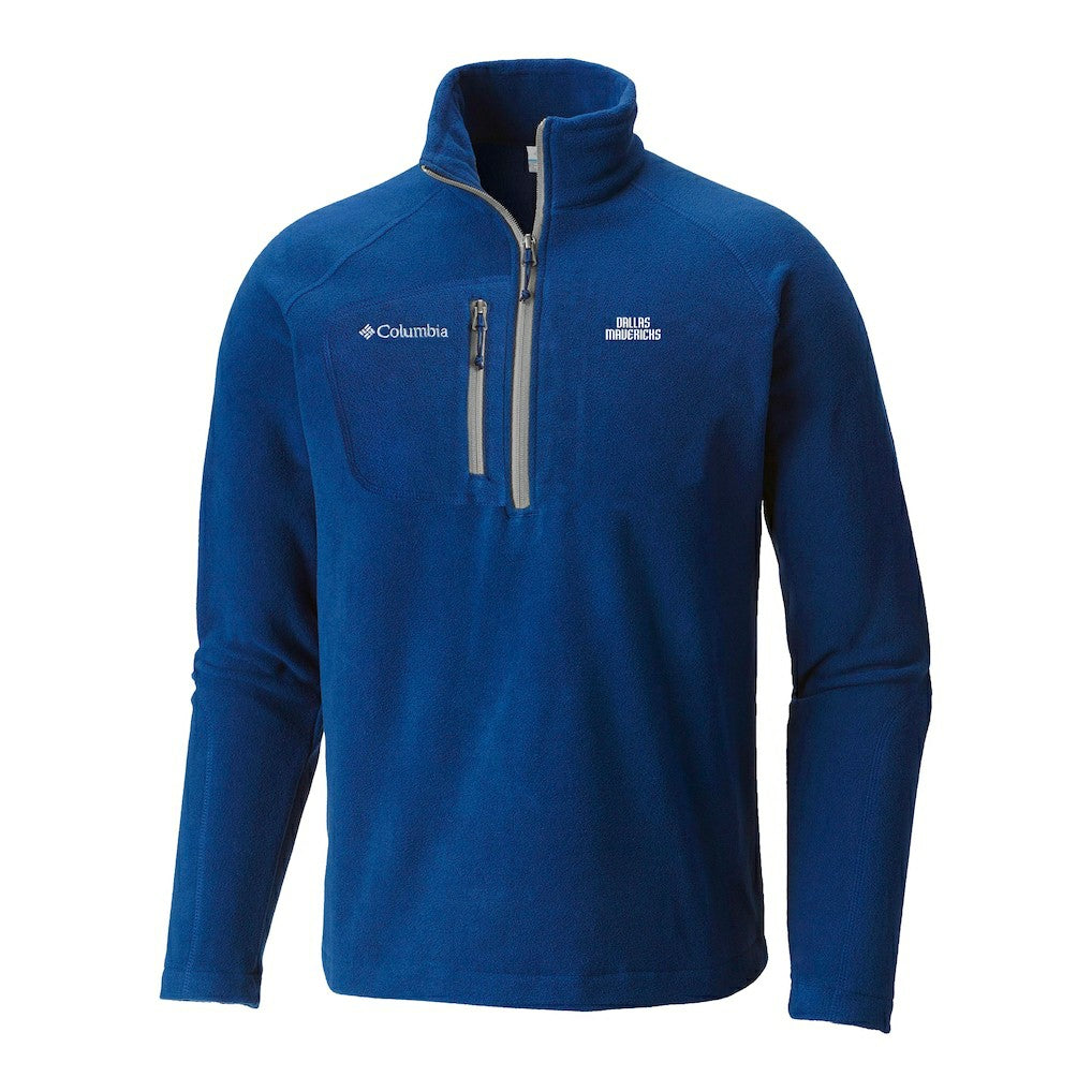 Dallas Mavericks Fast Trek III Half-Zip Fleece Pullover Blue - Columbia
