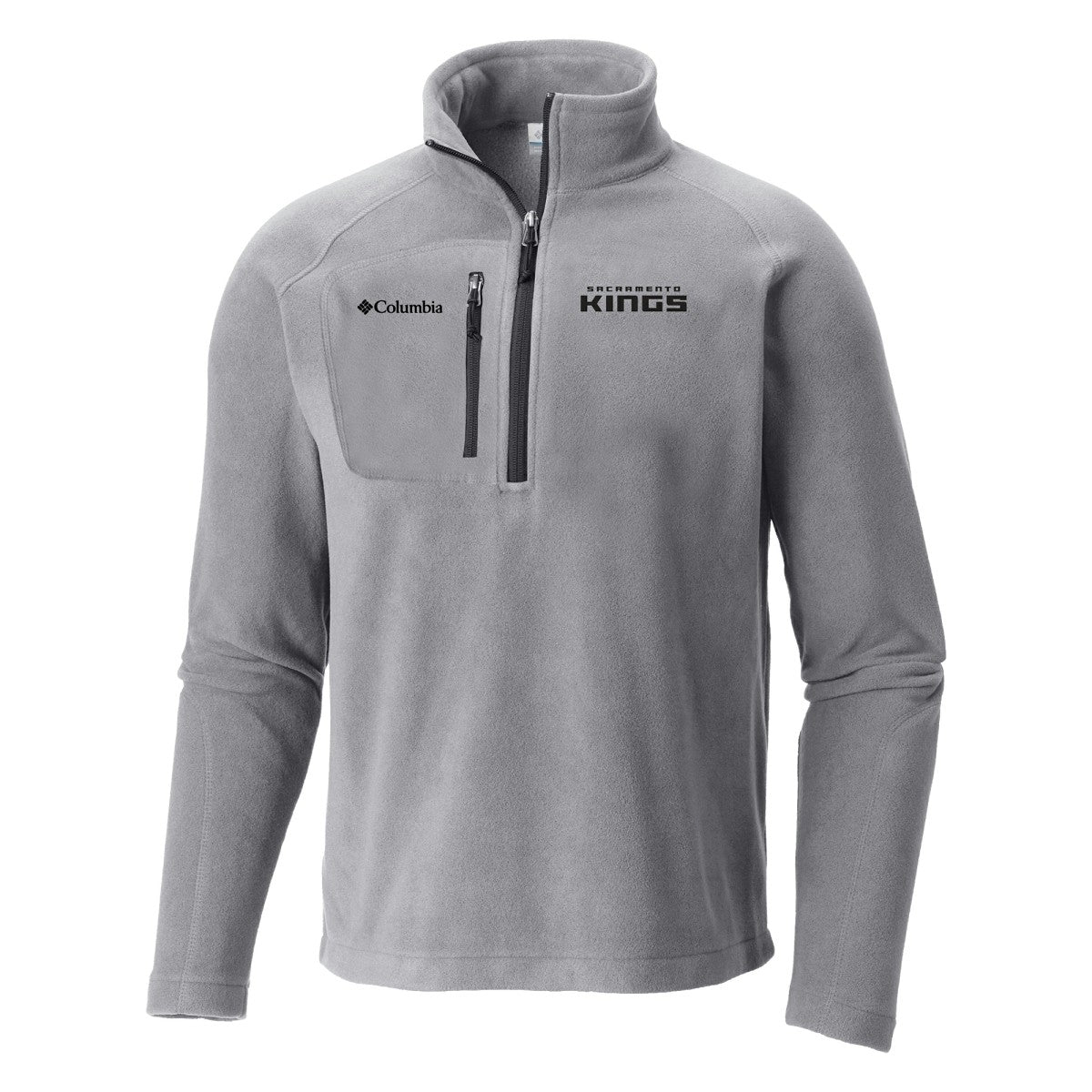 Sacramento Kings Fast Trek III Half-Zip Fleece Pullover Gray - Columbia