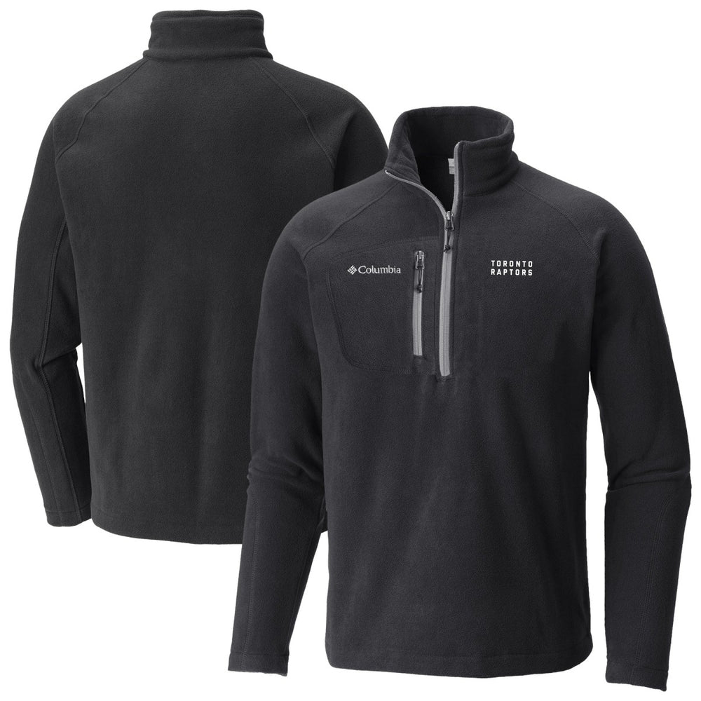 Toronto Raptors Fast Trek III Half-Zip Fleece Pullover Black - Columbia