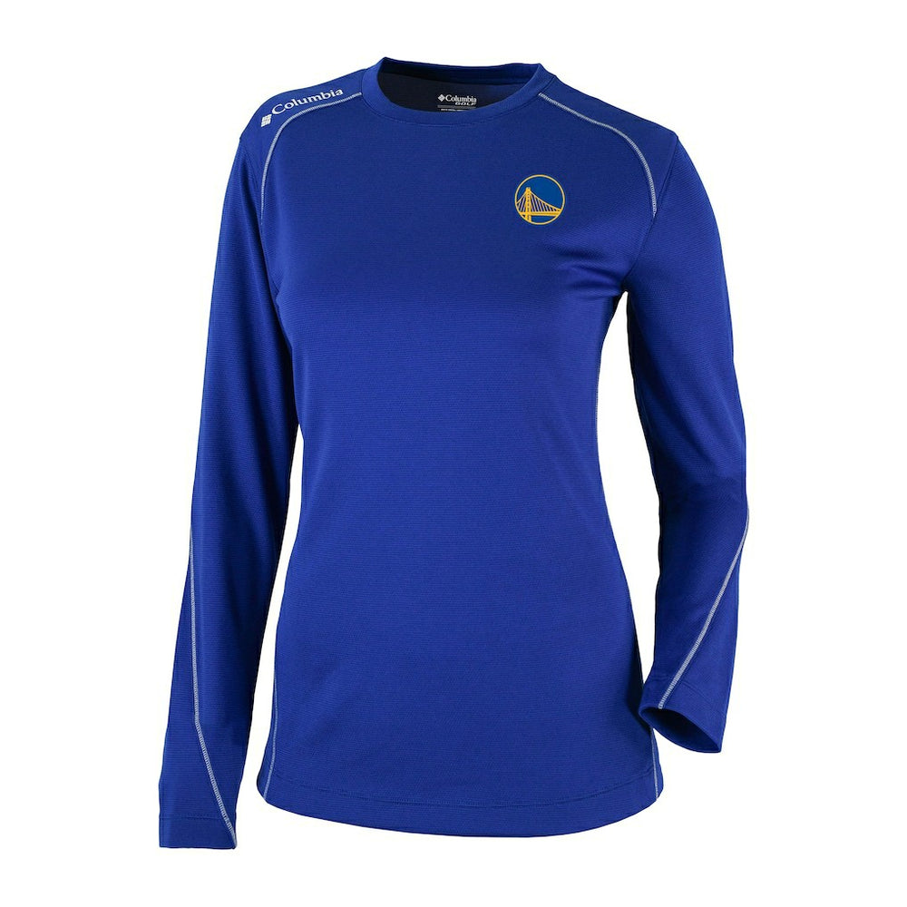 Golden State Warriors Women's Omni-Wick Shotgun Pullover Top Royal - Columbia