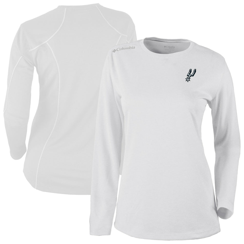 San Antonio Spurs Women's Omni-Wick Shotgun Pullover Top White - Columbia