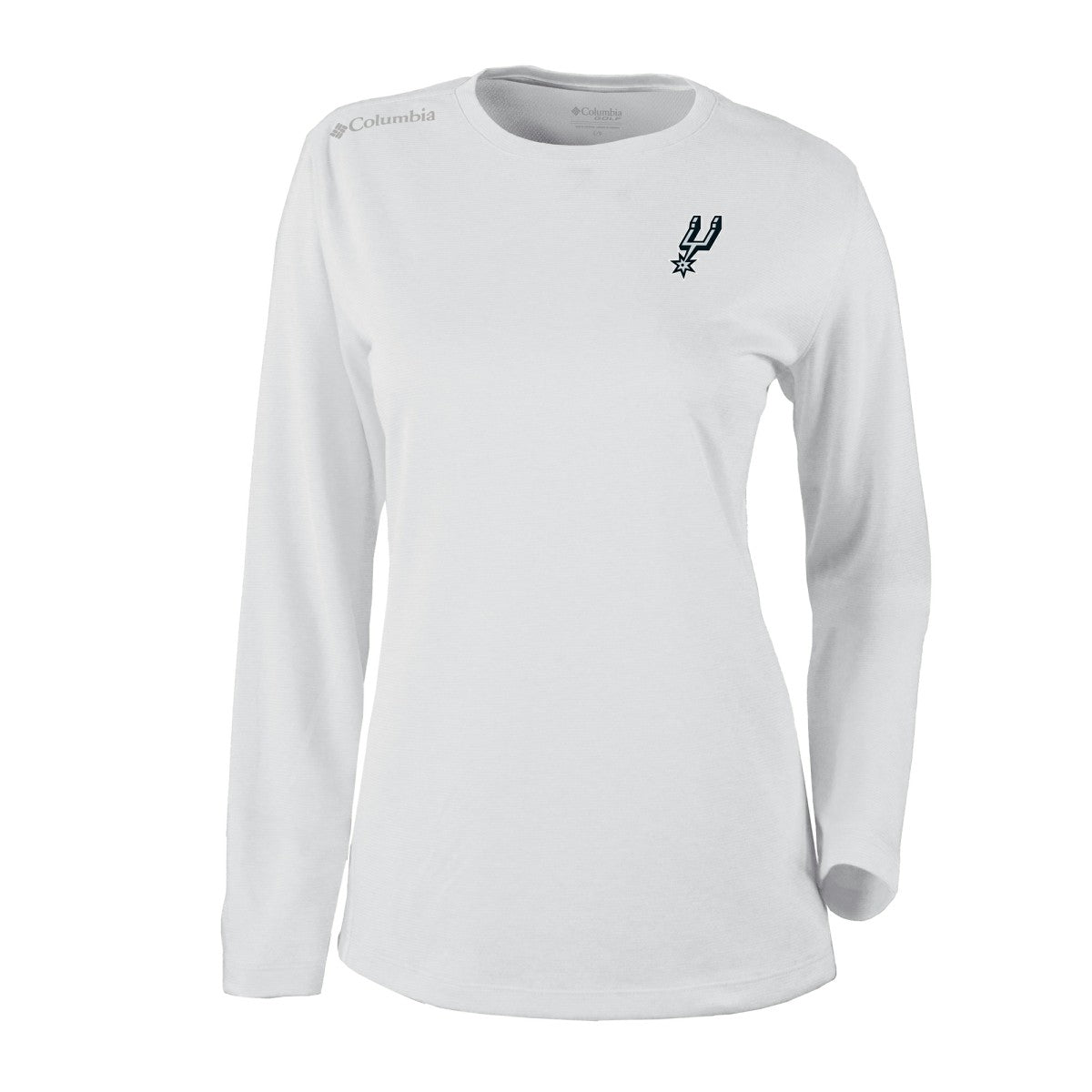 San Antonio Spurs Women's Omni-Wick Shotgun Pullover Top White - Columbia