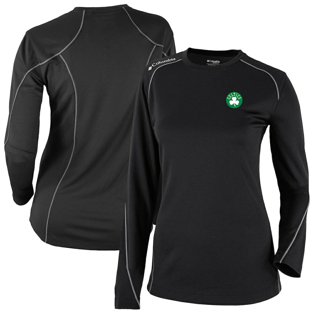 Boston Celtics Women's Omni-Wick Shotgun Pullover Top Black - Columbia