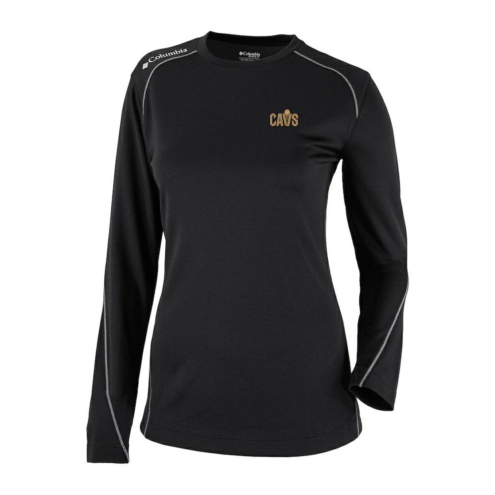 Cleveland Cavaliers Women's Omni-Wick Shotgun Pullover Top Black - Columbia outlet