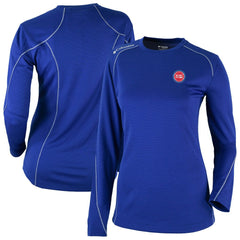 Detroit Pistons Women's Omni-Wick Shotgun Pullover Top Blue - Columbia