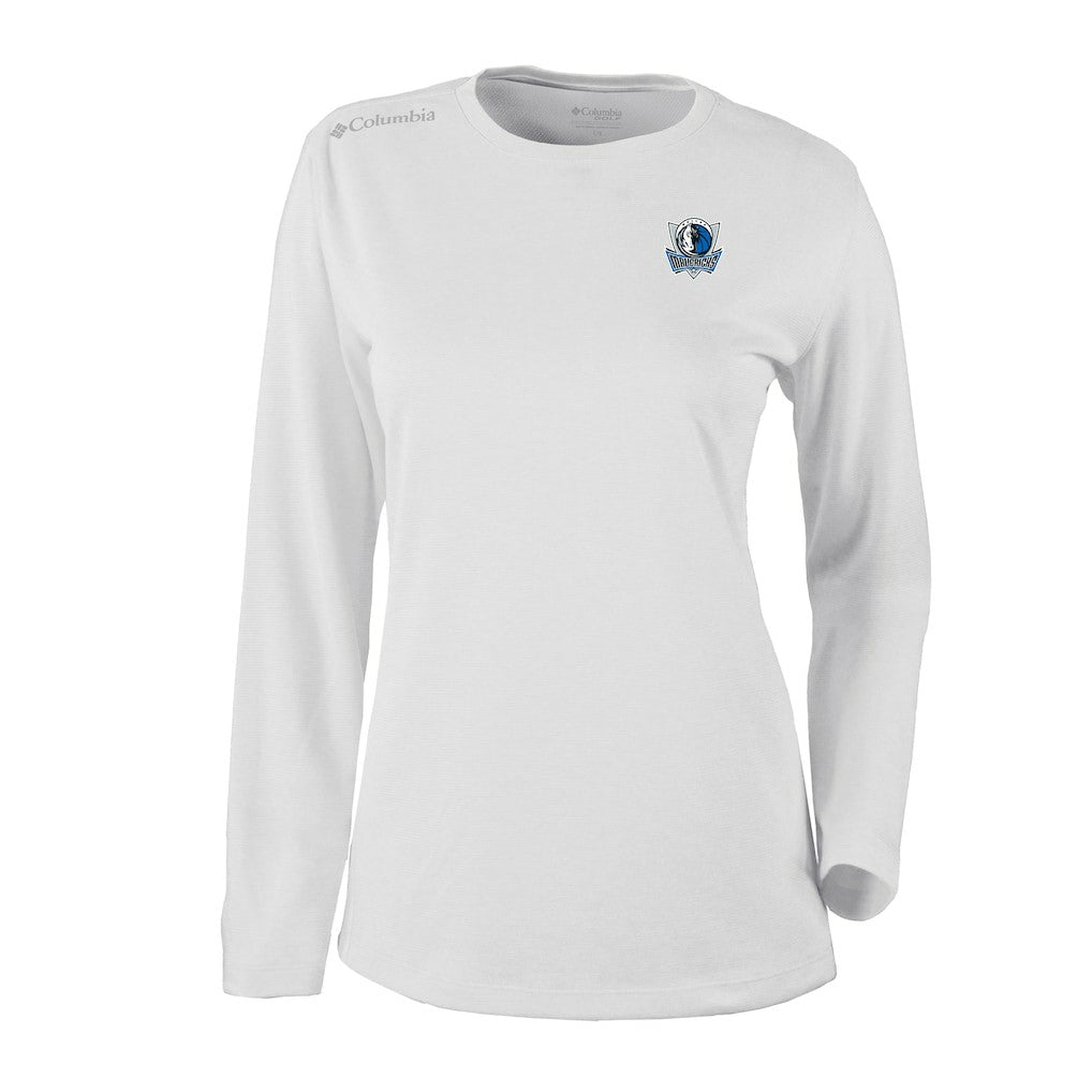 Dallas Mavericks Women's Omni-Wick Shotgun Pullover Top White - Columbia