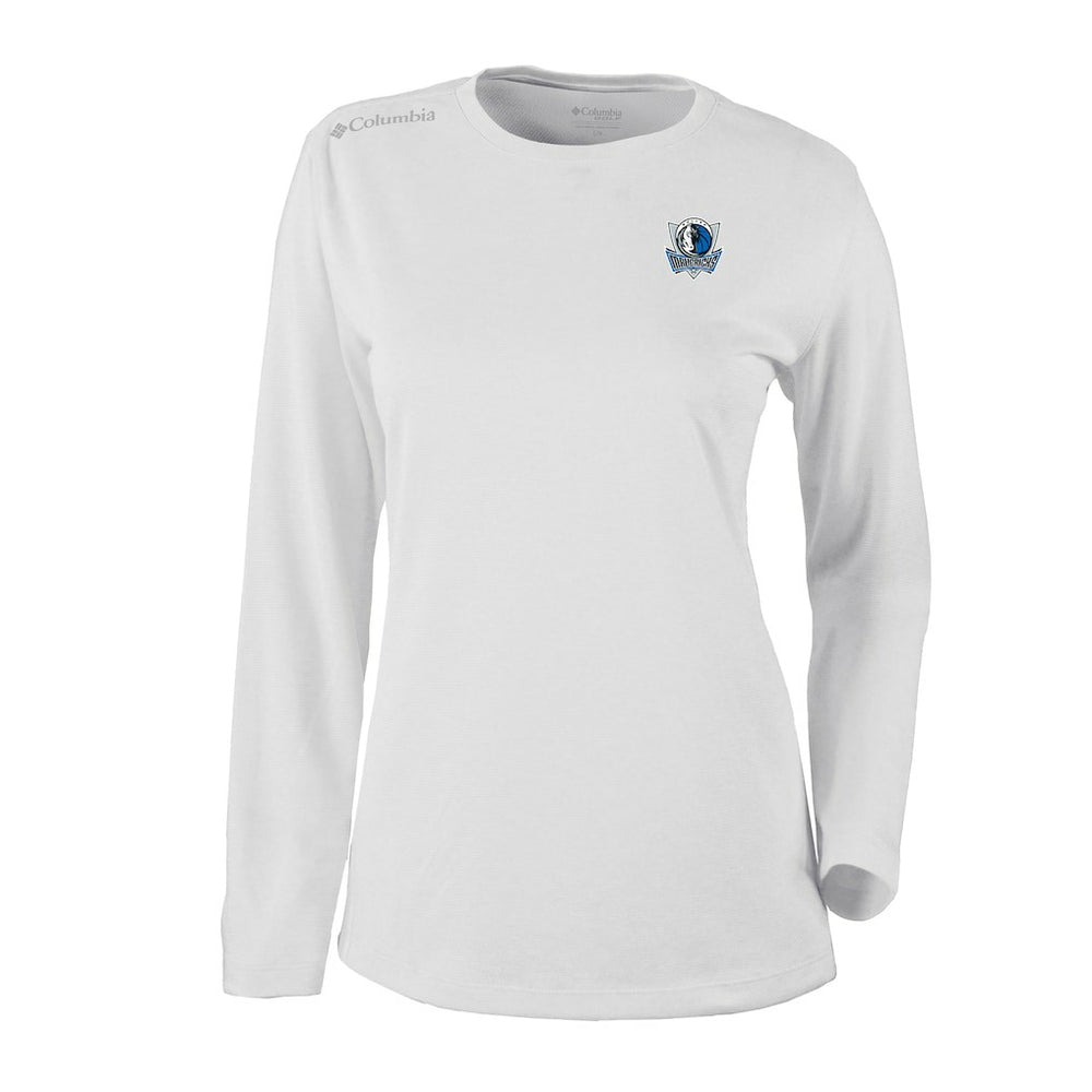 Dallas Mavericks Women's Omni-Wick Shotgun Pullover Top White - Columbia
