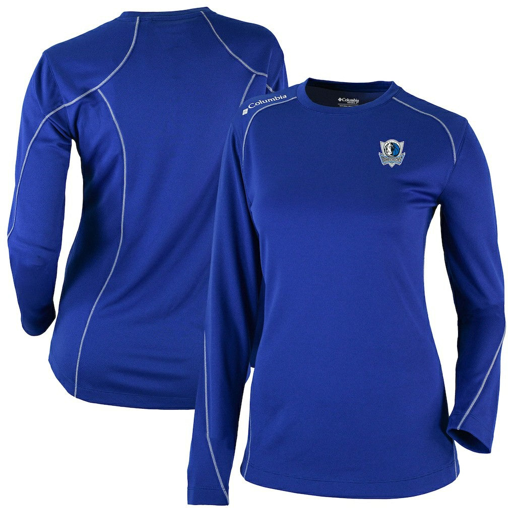 Dallas Mavericks Women's Omni-Wick Shotgun Pullover Top Blue - Columbia