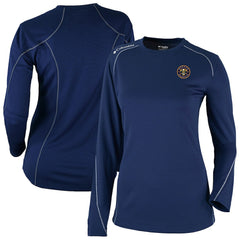 Denver Nuggets Women's Omni-Wick Shotgun Pullover Top Navy - Columbia
