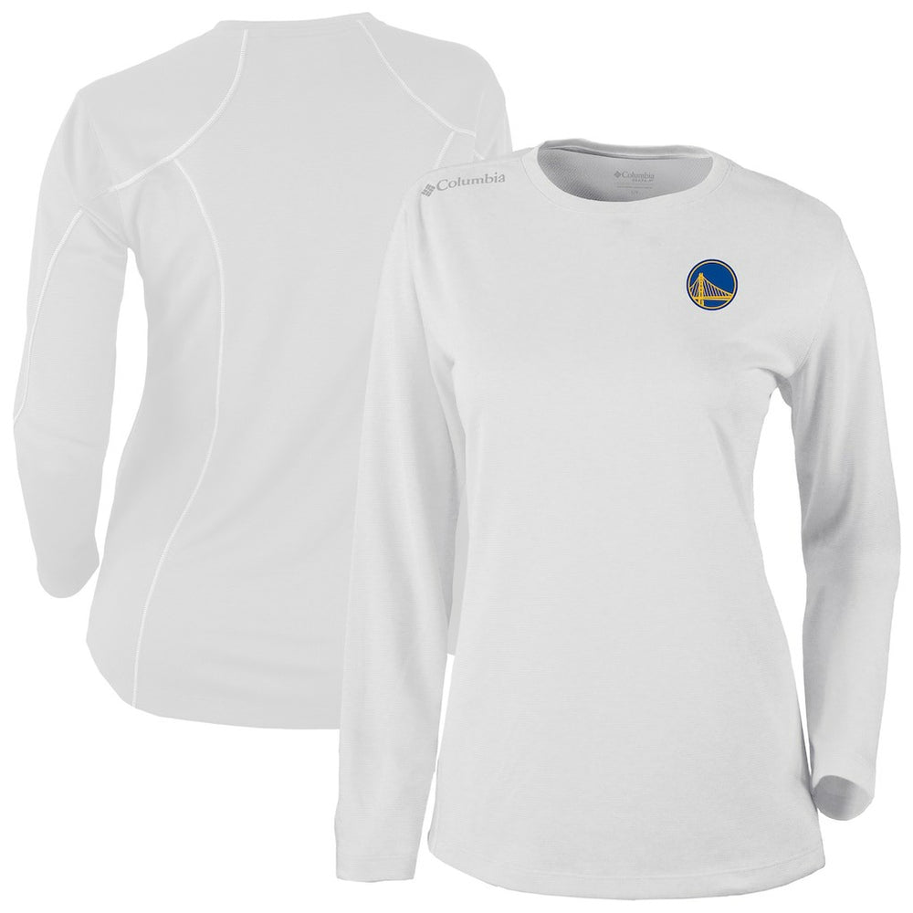 Golden State Warriors Women's Omni-Wick Shotgun Pullover Top White - Columbia