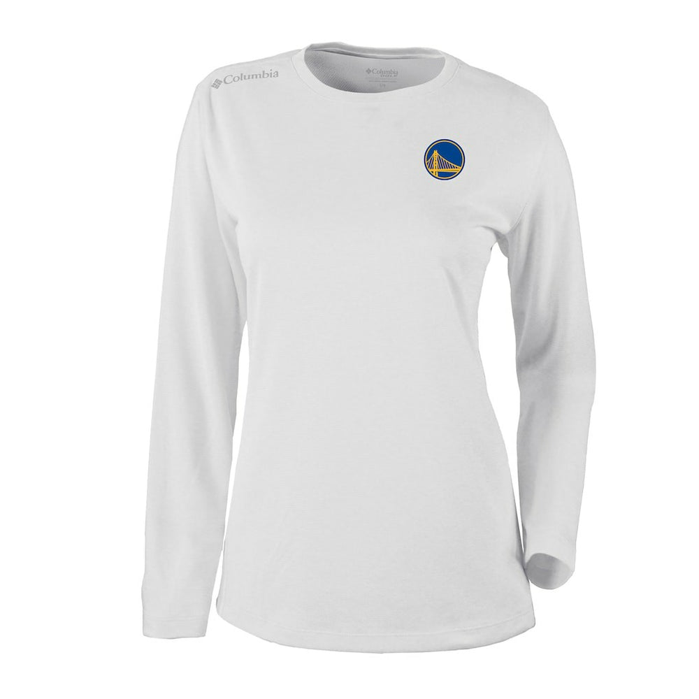 Golden State Warriors Women's Omni-Wick Shotgun Pullover Top White - Columbia