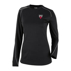 Chicago Bulls Women's Omni-Wick Shotgun Pullover Top Black - Columbia