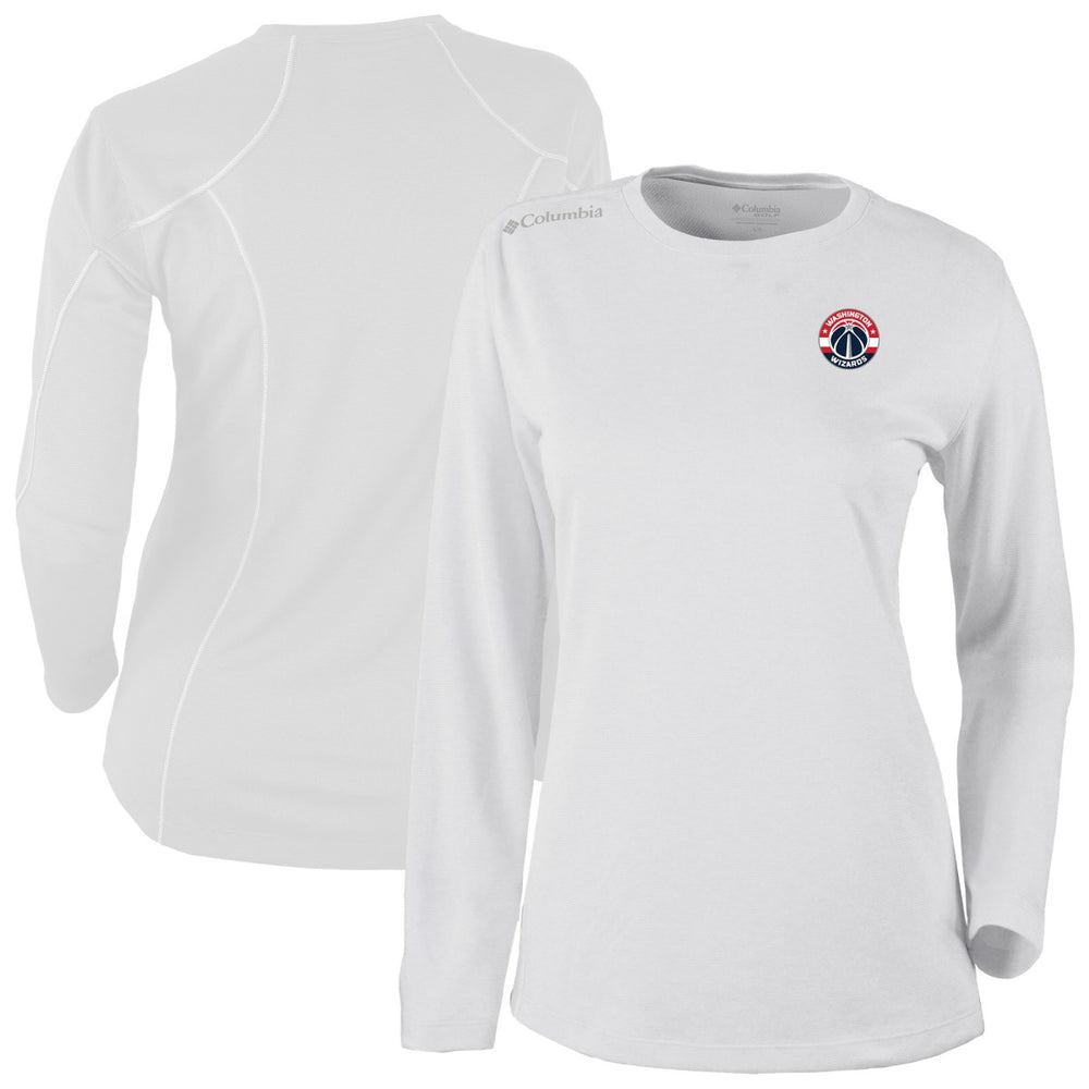 Washington Wizards Women's Omni-Wick Shotgun Pullover Top White - Columbia