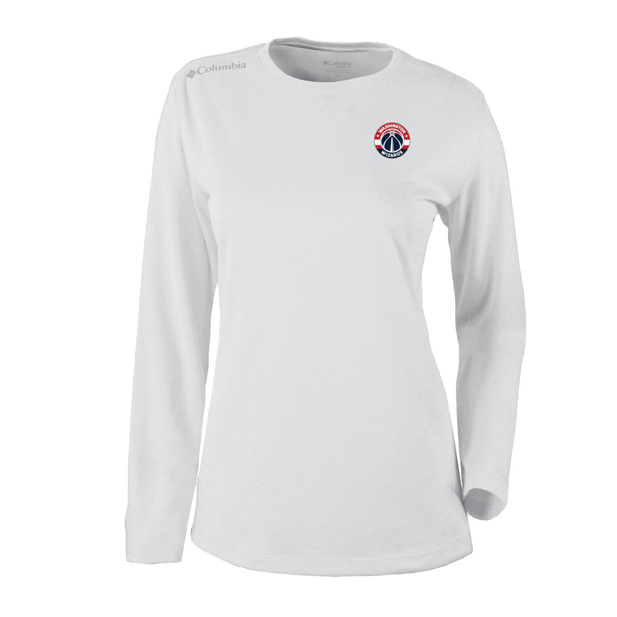 Washington Wizards Women's Omni-Wick Shotgun Pullover Top White - Columbia