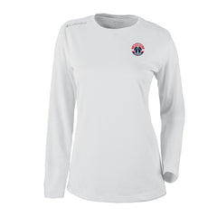 Washington Wizards Women's Omni-Wick Shotgun Pullover Top White - Columbia