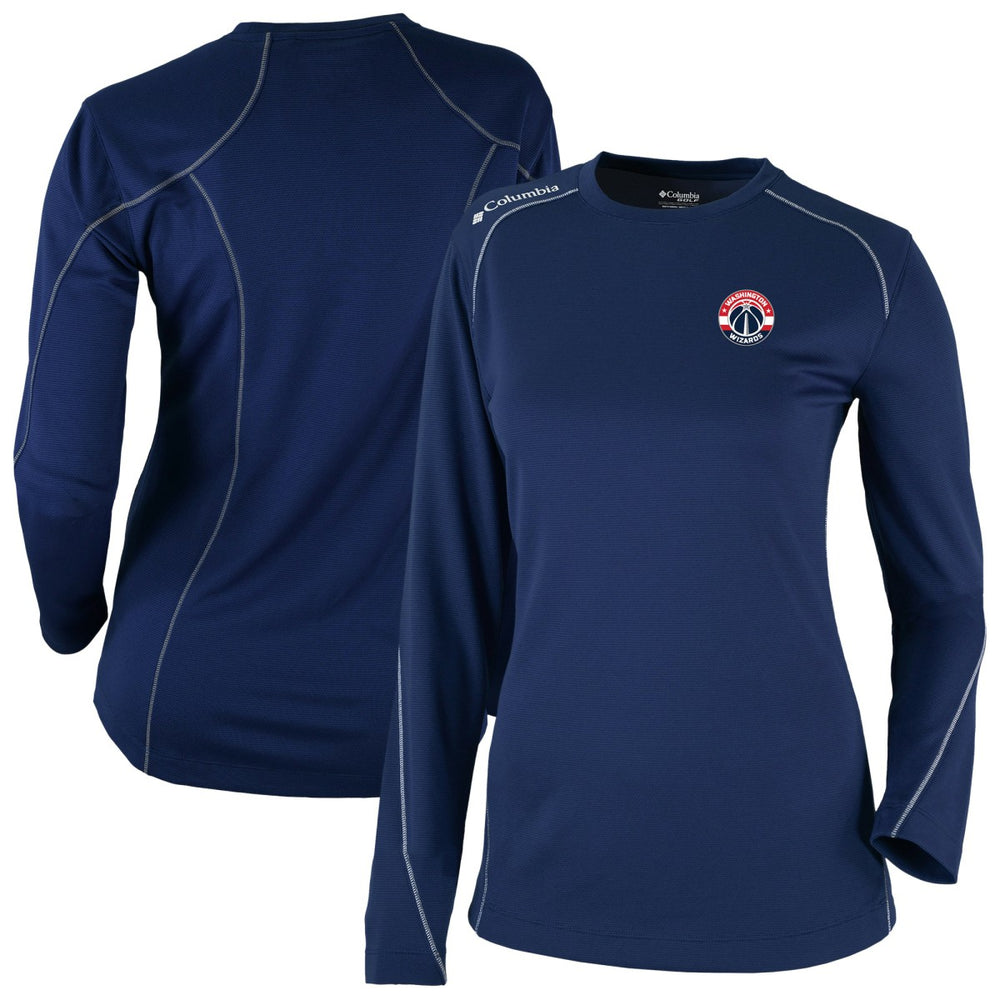 Washington Wizards Women's Omni-Wick Shotgun Pullover Top Navy - Columbia