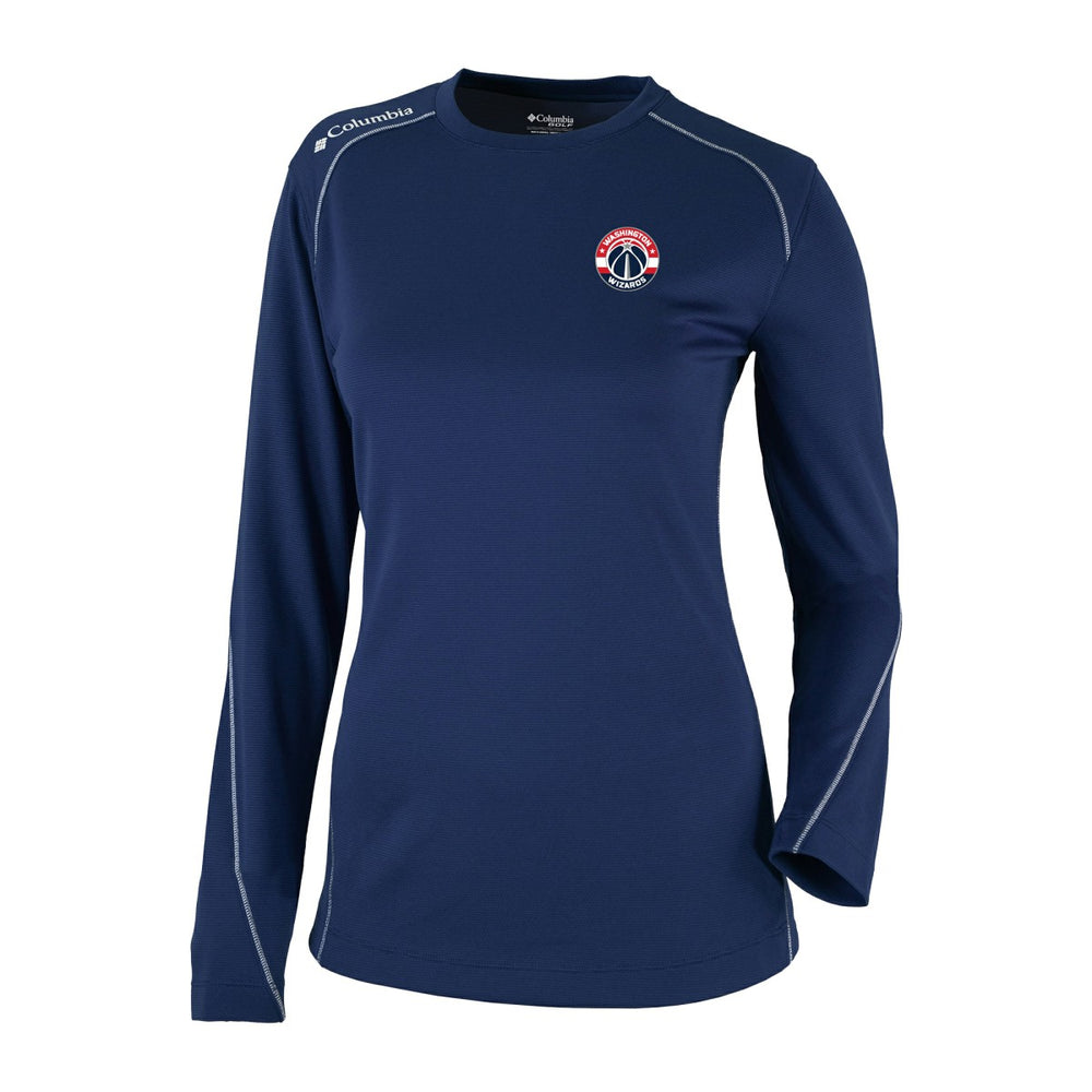 Washington Wizards Women's Omni-Wick Shotgun Pullover Top Navy - Columbia