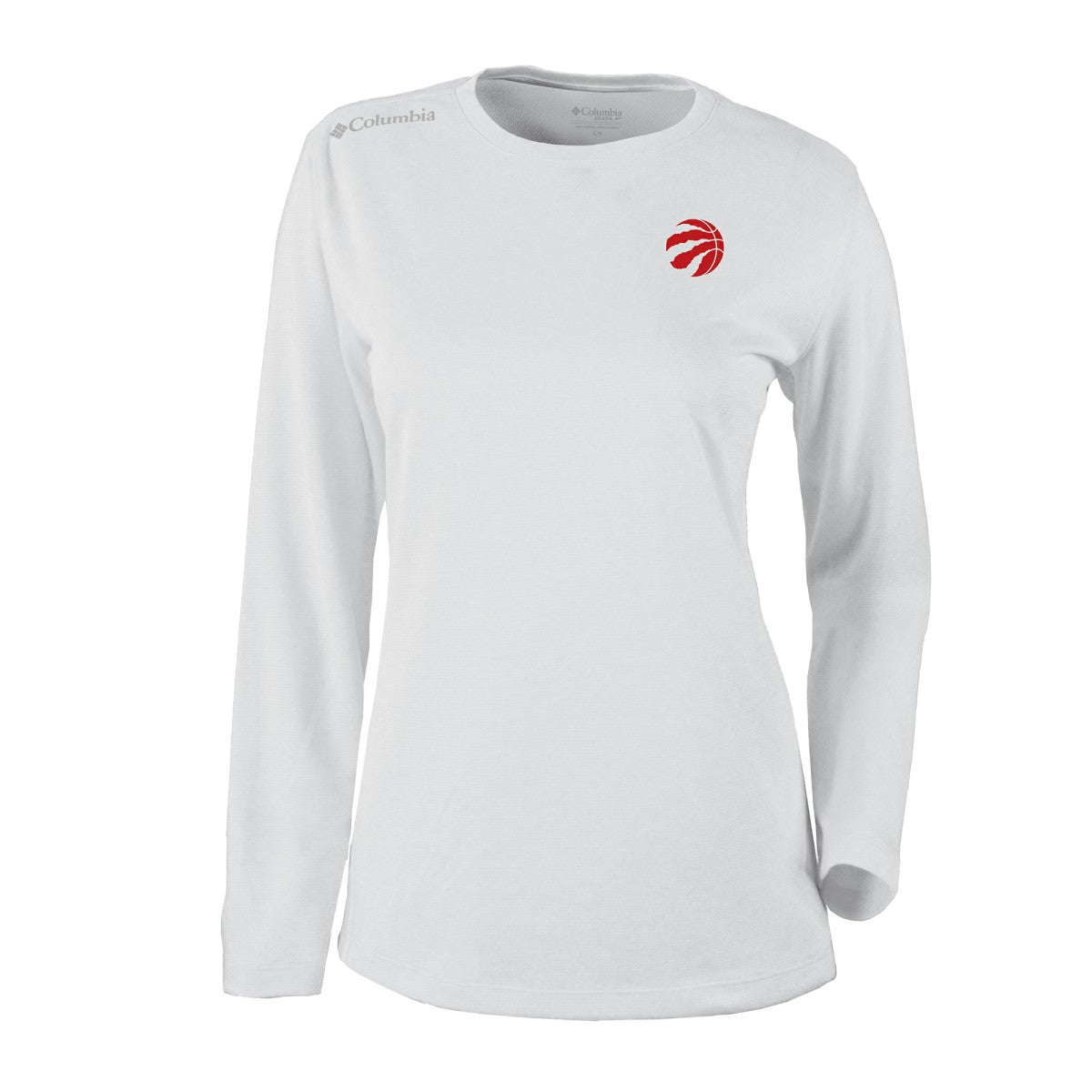 Toronto Raptors Women's Omni-Wick Shotgun Pullover Top White - Columbia