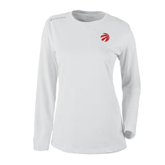 Toronto Raptors Women's Omni-Wick Shotgun Pullover Top White - Columbia
