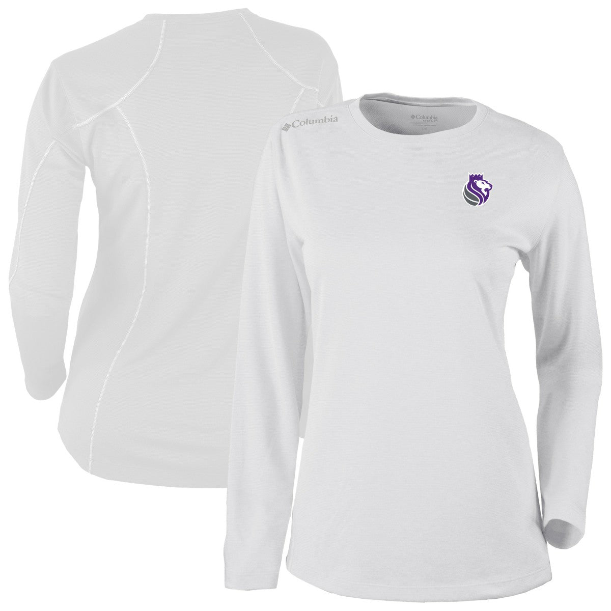 Sacramento Kings Women's Omni-Wick Shotgun Pullover Top White - Columbia