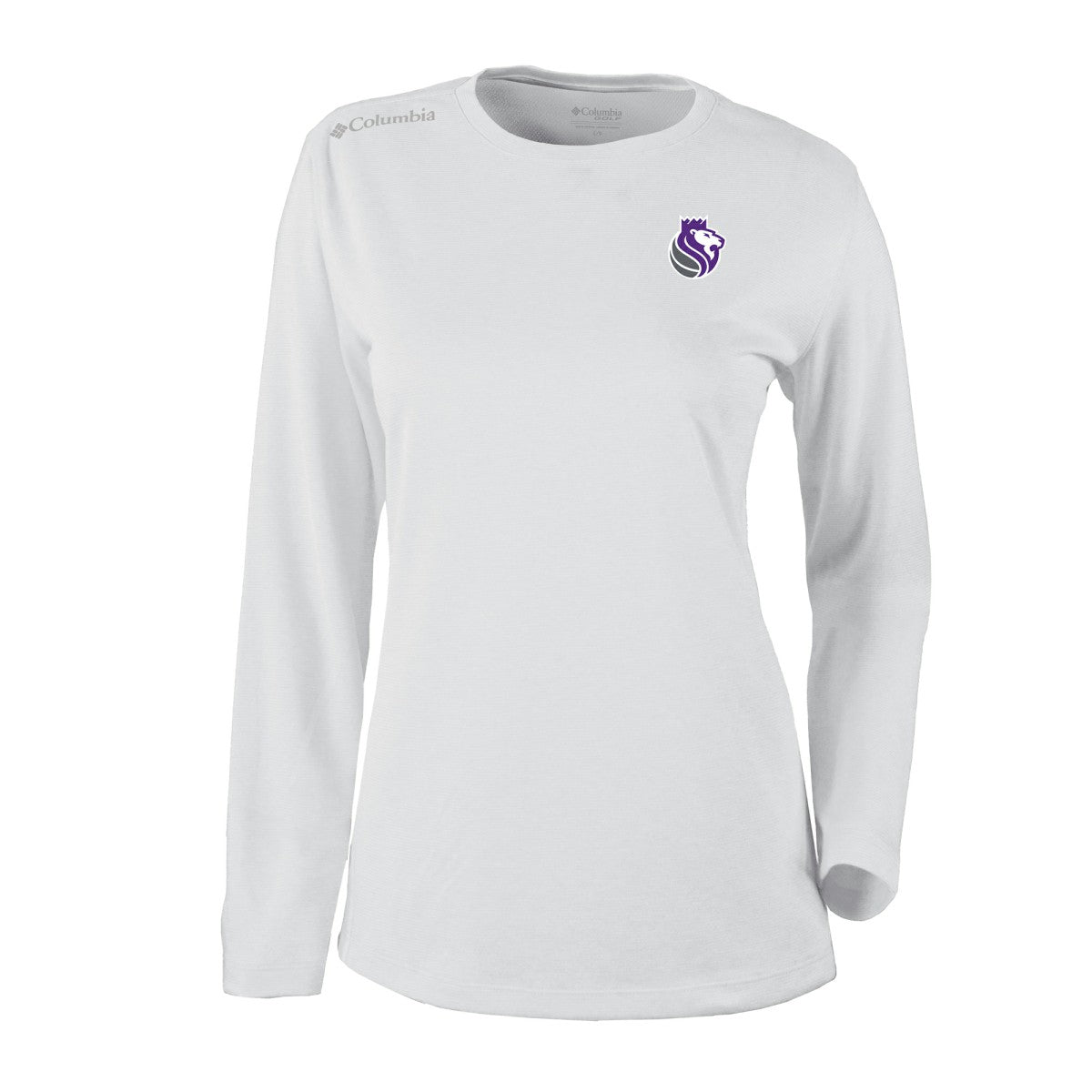 Sacramento Kings Women's Omni-Wick Shotgun Pullover Top White - Columbia