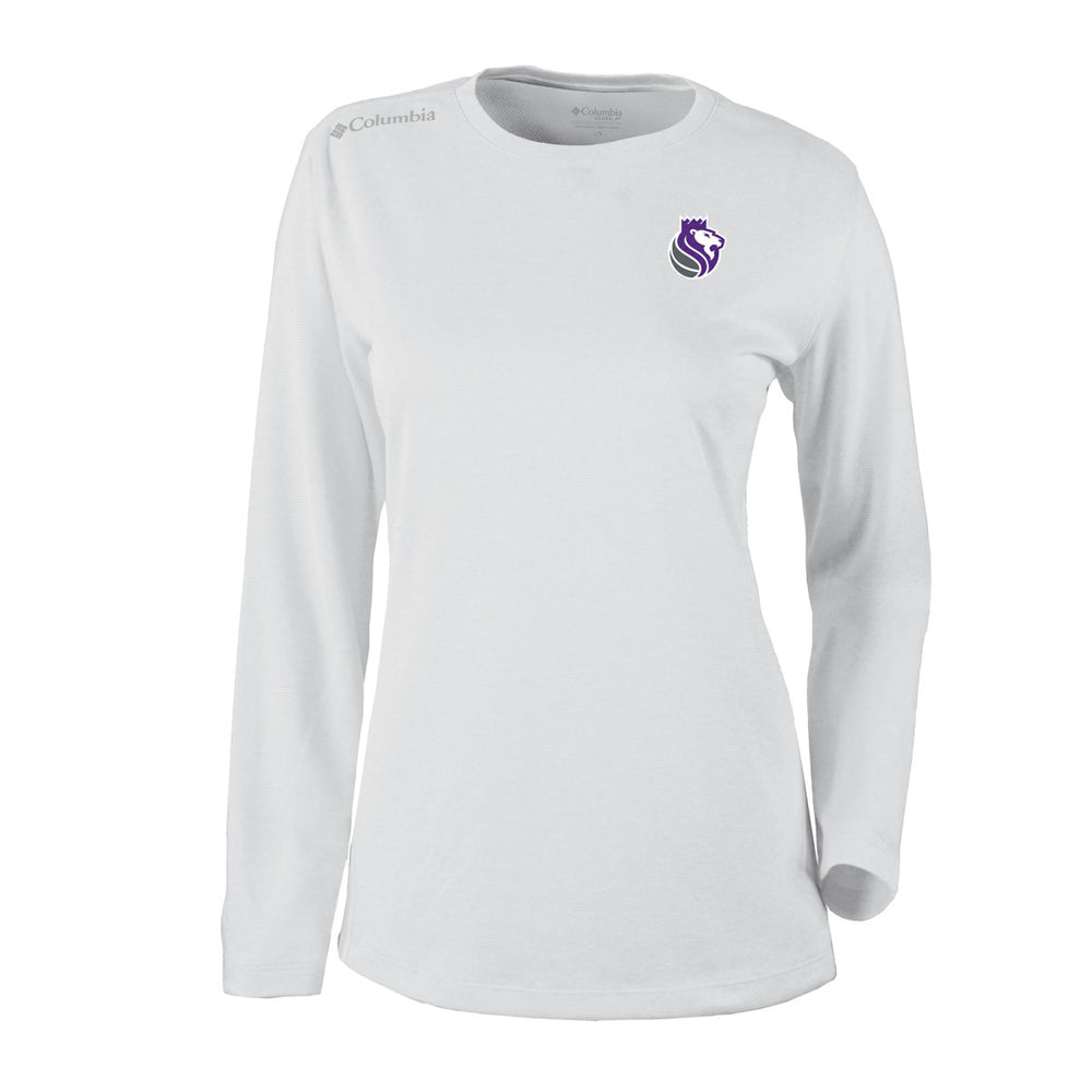 Sacramento Kings Women's Omni-Wick Shotgun Pullover Top White - Columbia