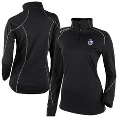 Sacramento Kings Women's Omni-Wick Shotgun 2.0 Quarter-Zip Pullover Top Black - Columbia