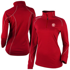 Atlanta Hawks Women's Omni-Wick Shotgun 2.0 Quarter-Zip Pullover Top Red - Columbia outlet